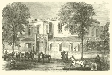 Shermans hoofdkwartier in Savannah, december 1864