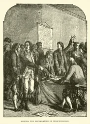 Ondertekening van de Onafhankelijkheidsverklaring