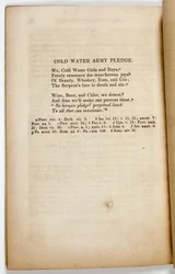 Cold Water Army Belofte, 1842