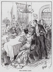 Het Dinerfeest (gravure)