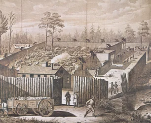 Het krijgsgevangenenkamp in Andersonville