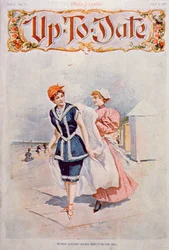 Waar Gouden Kust Zilveren Zee Ontmoet, Advertentie voor Up-to Date, Juli 1897