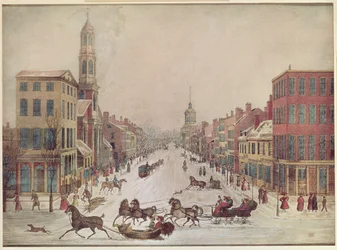 Winter op Wall Street, 1834