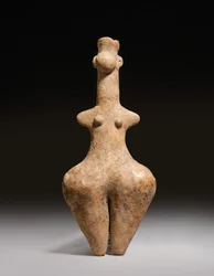 Steatopygische vrouwelijke idool, c. vroege 1e millennium v.Chr.