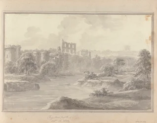 Uitzichten in Engeland, Schotland en Wales: Chepstow Castle, 15 oktober 1802