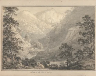 Gezichten in Engeland, Schotland en Wales: Scene bij de Duivelsbrug