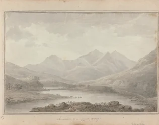 Uitzichten in Engeland, Schotland en Wales: Snowdon, vanaf Capel Cerrig