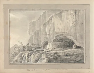 Uitzichten in Engeland, Schotland en Wales: Vue de la Caverne de St. Beat, sur le Lac De Thun