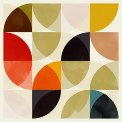 Circles 19 nov  Beige kwart Circles in elkaar