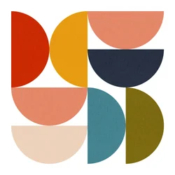 Mid-century: geometrisch kleurenspel 4