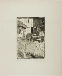 Albert Besnard en Zijn Model