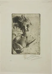 Lachend model I