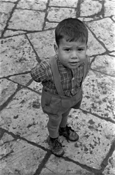 Portret van een kind, Venosa, Basilicata, Italië