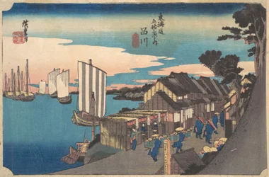 Dageraad in Shinagawa, ca. 1834