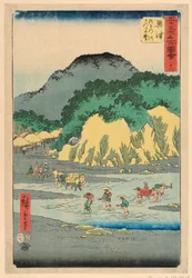 Okitsu uit de serie 53 stations van Tokaido
