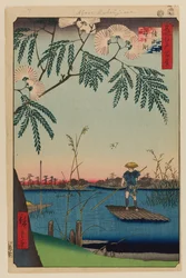 Ayase-rivier en Kanegafuchi
