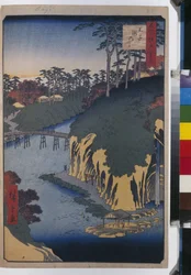 Honderd beroemde uitzichten van Edo: De Takinogawa in Oji