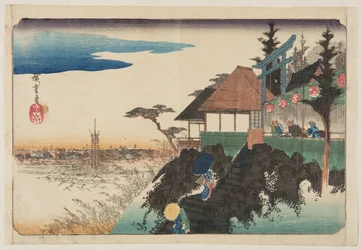 Oostelijke helling bij Kanda Myojin-schrijn