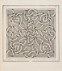 Ontwerp voor Parterre, uit Theatre des Plans et Jardinages, uitgegeven 1652