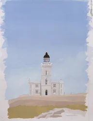 Vuurtoren Isle of May, Fife, Schotland