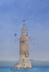 Het tweede Eddystone licht, Plymouth