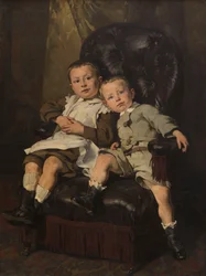 Paul en Edmond Roger, Stiefkinderen van de Schilder