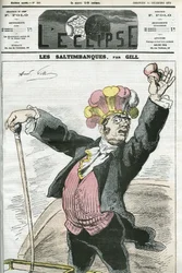Karikatuur De Saltimbanks, rip! Niet vechten!