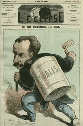 Karikatuur door Horace door Choiseul-Praslin
