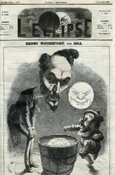 Henri Rochefort (1831-1913), Franse journalist, schrijver en politicus. Omslag in L