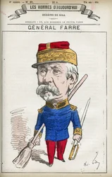 Portret van Jean Joseph Frederic Albert Farre, Franse soldaat, generaal en minister van oorlog.
