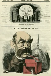 Portret van Otto von Bismarck (1815-1898), Duitse kanselier