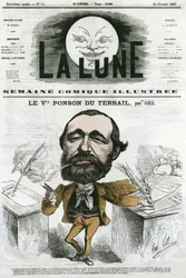 Portret van Viconte Ponson du Terrail