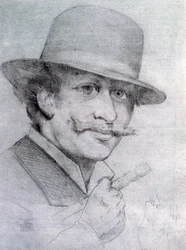 Zelfportret door André Gill, 1883, 1927