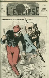 Otto von Bismarck (1815-1898) ruilt zijn laarzen voor de klompen van de Moezel. Omslag in 