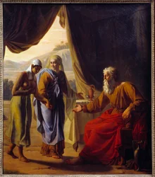 Sara presenteert Hagar aan Abraham
