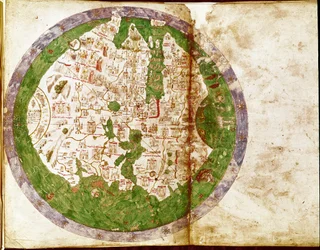 Kaart van de wereld door zeeman-cartograaf Andrea Bianco (15e eeuw)