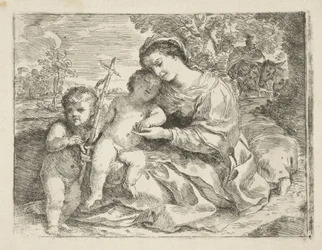 Heilige Familie met de jonge Johannes de Doper