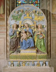 Madonna en Kind op de Troon, het altaarstuk van de Medici-kapel