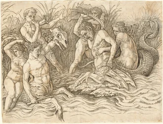 Slag van de Zeegoden (rechter helft)