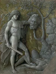 David met het Hoofd van Goliath
