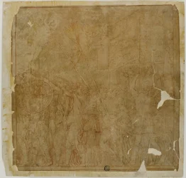 Studie voor de Triomfen van Julius Caesar: Canvas No. I