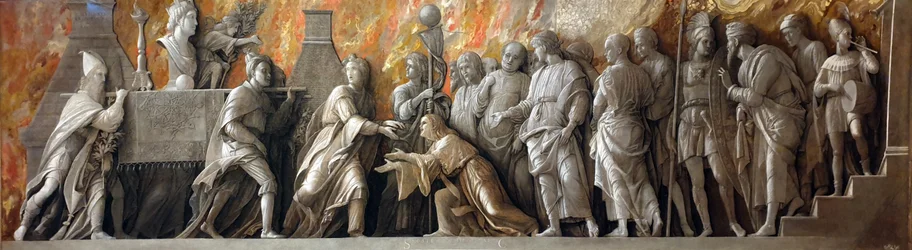 De introductie van de cultus van Cybele in Rome