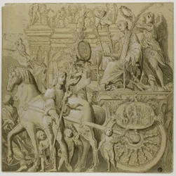 Triomfen van Julius Caesar: Canvas nr. IX