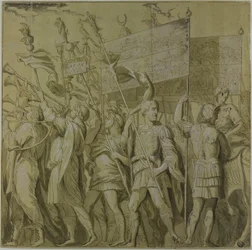 Triomfen van Julius Caesar: Canvas No. I