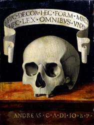 Portret van een man - Memento Mori
