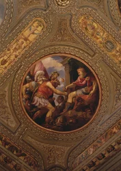 Allegorie van het Rijk, van het plafond van de bibliotheek