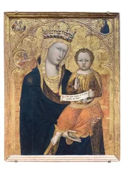 Madonna en Kind met Sint Lucas de evangelist