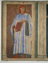 Giovanni Boccaccio, dichter (schilderij op doek)