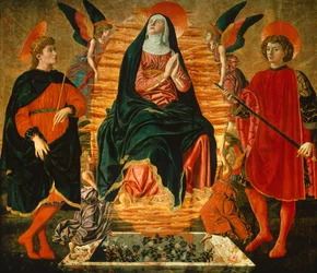 De Hemelvaart van de Maagd en de Heiligen Julianus en Miniato