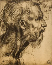 Hoofd van de profeet Zacharia